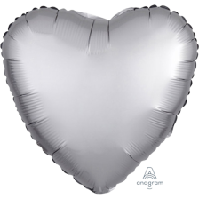 STANDARD HEART SATIN LUXE PLATINUM